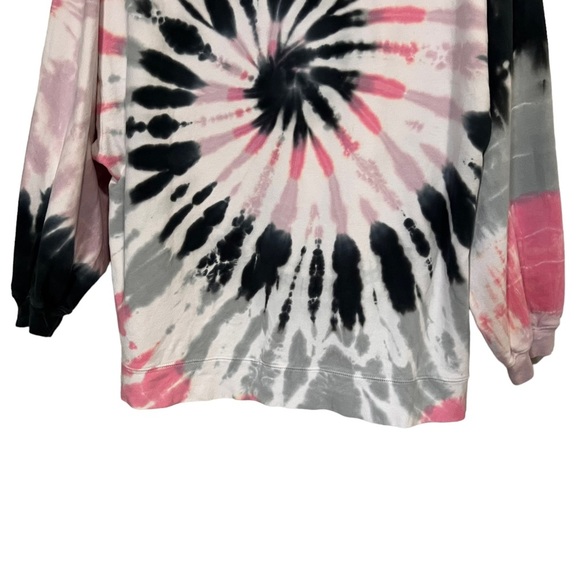 Electric & Rose Tie-Dye Epic Neil Hi-Low Sweatshirt, Small - Picture 8 of 11